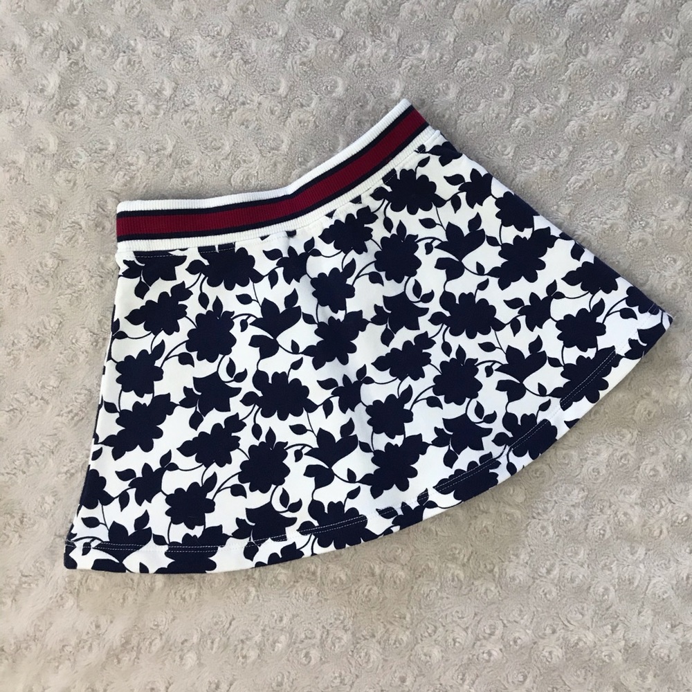 Janie and Jack Floral Skirt Blue Cream 18-24 Month - Picture 4 of 4